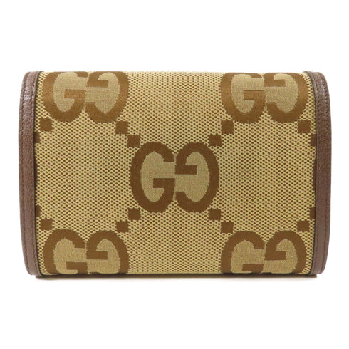 GUCCI GG Love Parade Chain Shoulder Bag 401231 Canvas Brown