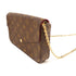 LOUIS VUITTON LV GHW Pochette Felicie Chain Shoulder Bag M61276 Monogram