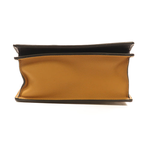 LOUIS VUITTON LV GHW Studs Bicolor 2Way Shoulder Hand Bag M51654 Beige/Black