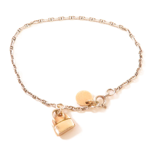 HERMES Bracelet 925 Sterling Silver/18K Yellow Gold