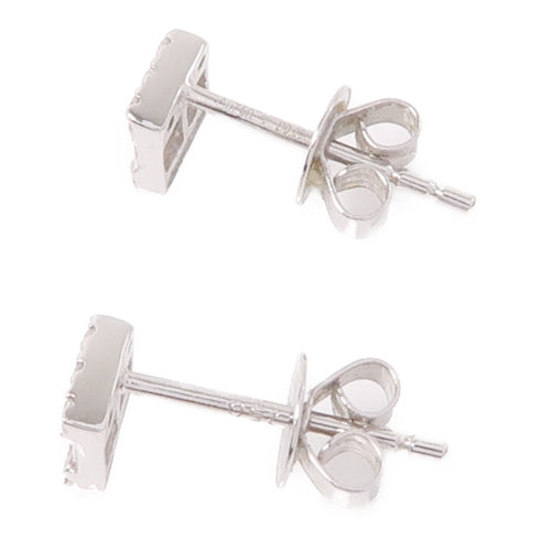 JEWELRY 0.08ct/0.08ct Diamond Earrings 18K White Gold