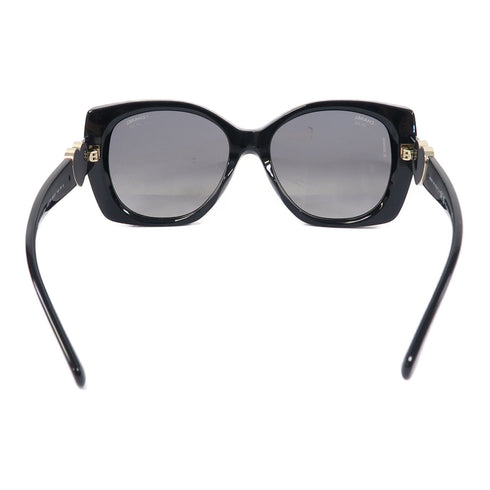 CHANEL CC Sunglasses PVC Black v3