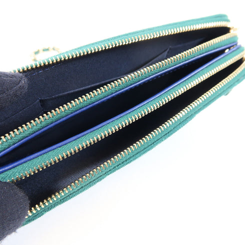 CHANEL Quilted CC GHW Chain Shoulder Bag AP0248 Canvas Green