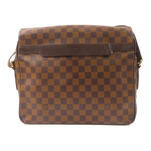 LOUIS VUITTON LV GHW Shelton MM Shoulder Bag N41149 Damier Ebene Brown