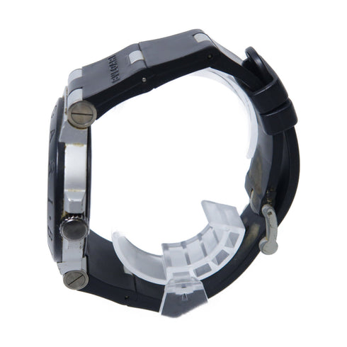 BVLGARI Aluminum Automatic Watch AL44TA Aluminium/Rubber Beige