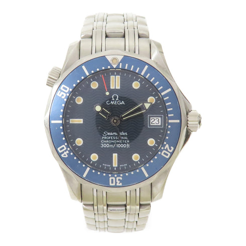OMEGA Seamaster Automatic Watch 25518000 Stainless Steel Blue
