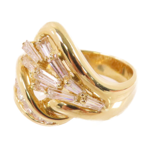 FINE JEWELRY 1.37ct Diamond Ring US#6.25 18K Yellow Gold