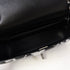 CHANEL CC SHW Chain Shoulder Bag Calfskin Leather Black/Silver
