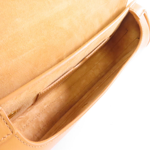 Christian Dior CD GHW Bobby East-West Shoulder Bag Calfskin Leather Brown