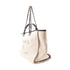 CHANEL CC SHW Deauville Tote 2 Way Bag Straw Grey/Black