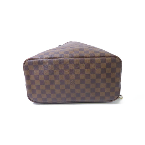 LOUIS VUITTON LV GHW Neverfull MM Tote Bag N51105 Damier Ebene Brown v1