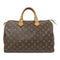LOUIS VUITTON LV GHW Speedy 35 Hand Bag Monogram Brown