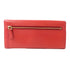 PRADA GHW Long Wallet 1M1132 Calfskin Leather Red
