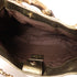 GUCCI GG GHW Chain Shoulder Bag Canvas Brown