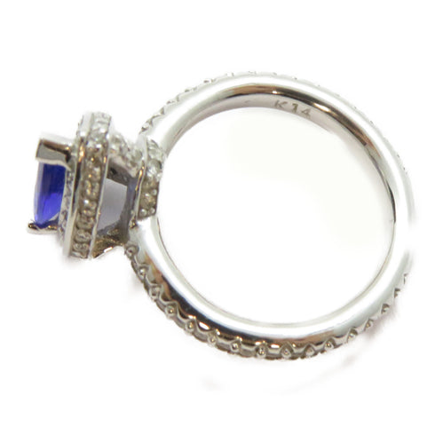 FINE JEWELRY Tanzanite Ring 14K White Gold US#5.5