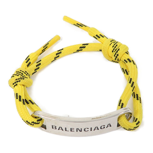 BALENCIAGA Plate Bracelet Metal Yellow