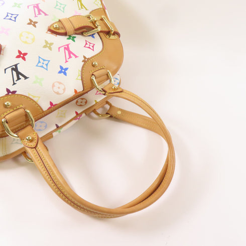 LOUIS VUITTON LV GHW Claudia Shoulder Bag M40193 Monogram Multicolore White