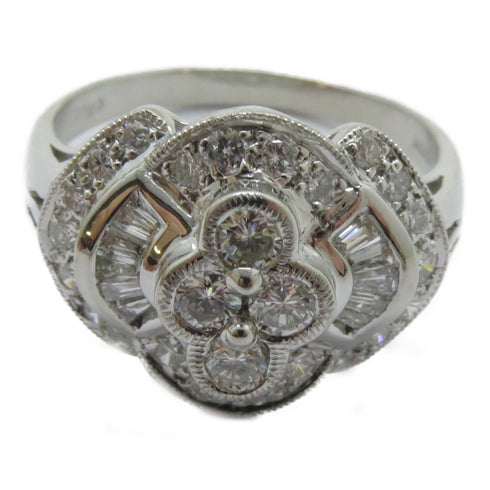 FINE JEWELRY 1.03ct Diamond Ring PT900 Platinum US#8.25