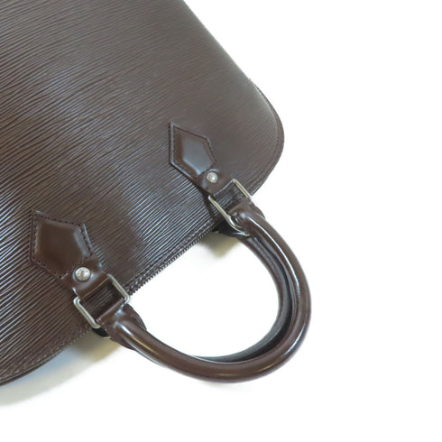 LOUIS VUITTON LV SHW Alma PM Handbag M5214D Epi Brown