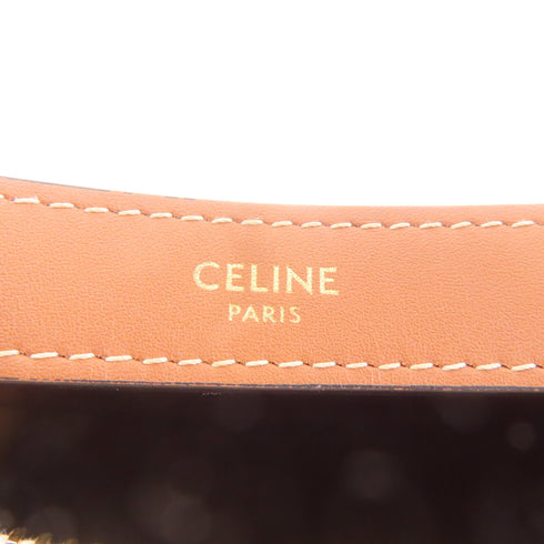 CELINE Ava Bag Shoulder Bag PVC Coated Canvas White