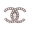 CHANEL CC Brooch L21K Metal PVC Rhinestone