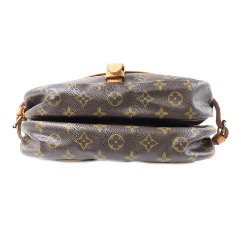 LOUIS VUITTON LV GHW Saumur 30 Shoulder Bag M42256 Monogram Brown v1