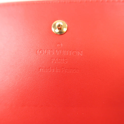 LOUIS VUITTON LV GHW Portefeuille Sarah Chain Shoulder Bag M90206 Vernis Red