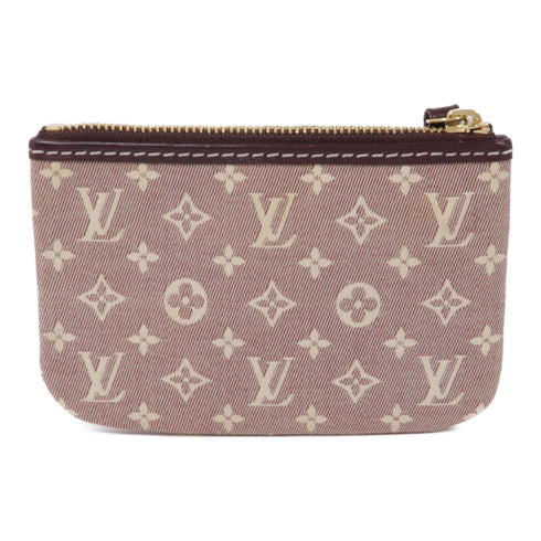 LOUIS VUITTON LV GHW Pochette Cles Coin Case Monogram Idylle