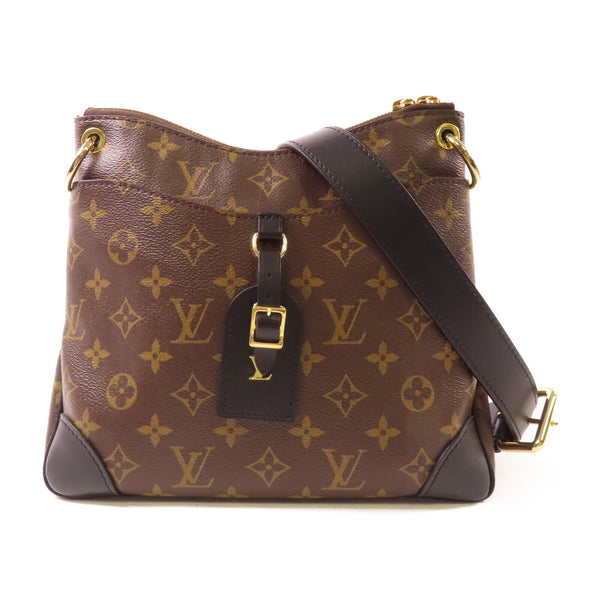 LOUIS VUITTON LV GHW Odeon PM Monogram Shoulder Bag M45353 Brown