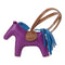 HERMES Rodeo PM Charm Veau Swift Leather Anemone/Colvert/Gold/Purple/Green/Brown