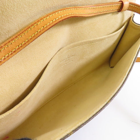 LOUIS VUITTON LV GHW Pochette Twin GM Shoulder Bag M51852 Monogram Brown v3