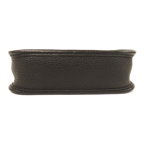 HERMES PHW Evelyne TPM Shoulder Bag Clemence Leather Black/Noir