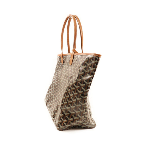GOYARD Tote Bag Coated Canvas Brown