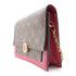 LOUIS VUITTON LV GHW Portefeuille Flore Chain Shoulder Bag M69578 Monogram Brown