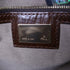 FENDI GHW Shoulder Bag Horsehair Brown
