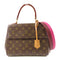 LOUIS VUITTON LV GHW Cluny BB 2 Way Shoulder Bag M42738 Monogram Brown