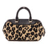 LOUIS VUITTON LV SHW Leopard Baby Hand Bag Flocking Beige/Black