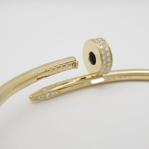 CARTIER Just Ankle Bracelet Diamond 18K Yellow Gold