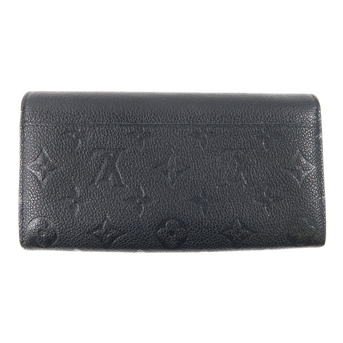 LOUIS VUITTON LV GHW Sarah Wallet M61182 Monogram Empreinte Black