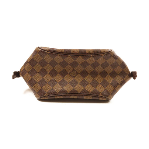 LOUIS VUITTON LV GHW Damier Belem PM Handbag Damier Ebene N51173 Brown