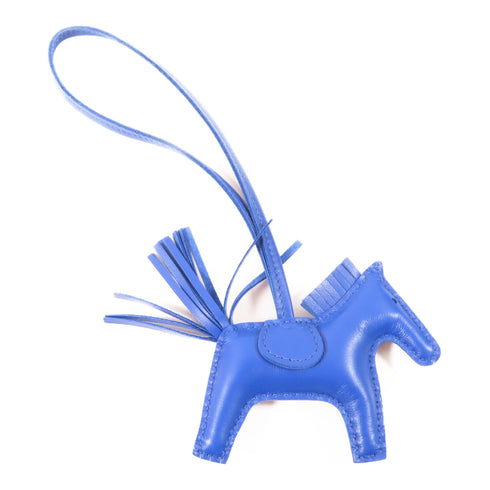 HERMES Rodeo PM Charm Swift Leather Blue Royal