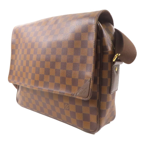 LOUIS VUITTON LV GHW Shelton MM Shoulder Bag N41149 Damier Ebene Brown
