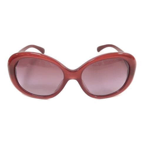 CHANEL CC Sunglasses PVC Brown
