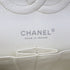 CHANEL Quilted CC SHW Classic 25 Chain Shoulder Bag Calfskin Leather White