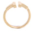 TIFFANY&CO T Wire Ring US#4.75 18K Rose Gold
