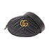GUCCI GG GHW GG Marmont Belt Bag Waist Bag 476434 Calfskin Leather Black