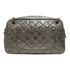 CHANEL Quilted CC SHW 2.55 Chain Shoulder Bag Calfskin Leather Silver