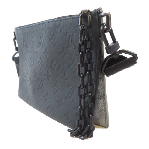 LOUIS VUITTON LV SHW Trio Pouch Shoulder Bag M59682 Monogram Taurillon Black