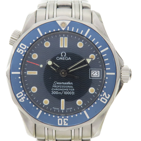OMEGA Seamaster Automatic Watch 25518000 Stainless Steel Blue