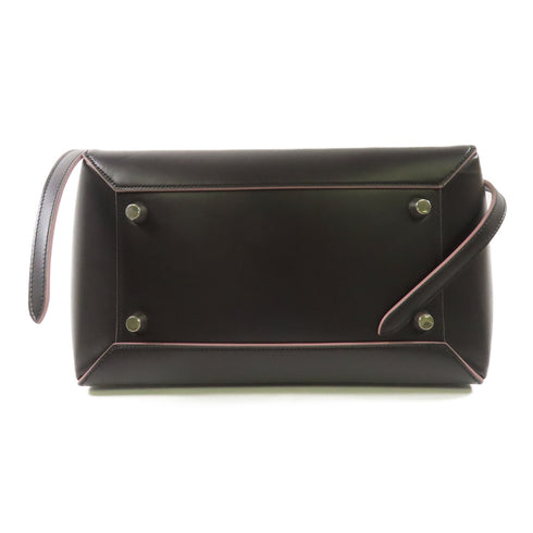 CELINE SHW Belt Bag 2 Way Shoulder Bag Calfskin Leather